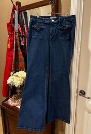 Lane Bryant Flex Magic Waistband High Rise Flare Jeans