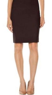 Sz 12 Women’s Cache Brown Pencil Skirt - NWT!