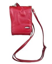 Travelon red crossbody travel handbag