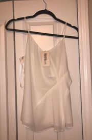 White Chiffon Tank