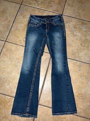 Silver Suki Bootcut Jeans Size 25