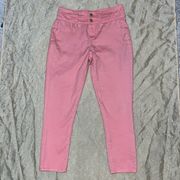 Pink Stretchy Skinny Slim Jeans