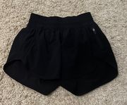 Lululemon Black Tracker 4” Shorts Size 4