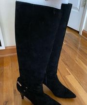 CALVIN KLEIN WOMENS SUEDE BOOTS