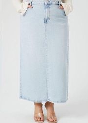 Denim Maxi Skirt