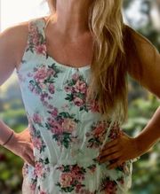 NWT  Floral Flowy Tank Top