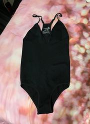 Free People Intimately Black Bodysuit