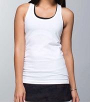 Lululemon White Swiftly Tech Racerback Tank Size 4