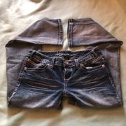 boot cut light denim blue jeans size 5/6