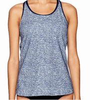 TYR Durafast Medium Support Mantra Taylor Tank Top - Grey Medium 8 - $50