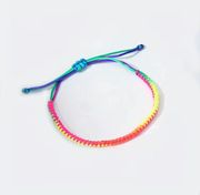 Hot Sale Pink / Red Etc Color Braided Anklet Hot Sale Adjustable Summer Beach Ankle Bracelet