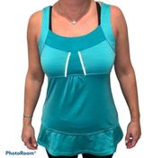 Lucy Activewear Turquoise Workout Tank size Medium