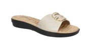 Easy Street Sunshine Slide Sandals in Soft Gold Size 8N MSRP $55