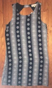 NWT Black And White Patterned Box Dress