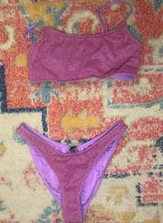 Triangl Purple Swimsuit // Top S+ // Bottoms M