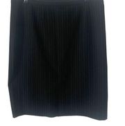 Pre Owned Women’s Michael Michael Kors Skirt Pinstripe Sz 8 Classic