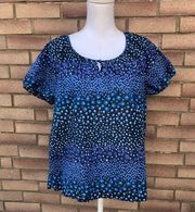 Sonoma polka dot blouse Size Medium