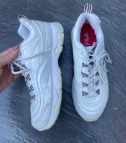 white chunky sneakers sz 9