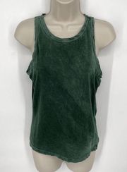 Cotton Citizen NEW Women's Standard Tank Top Lightweight SZ M Vintage Dark Green