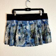 Lululemon Pace Rival Skirt (Regular) *No Panels Sun Dazed Multi Blue Size 12