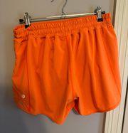 Neon Orange Shorts 4’ Hotty Hots