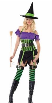 Spellbinding Witch Costume Sz M/L