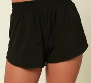 O’Neil black landing hybrid shorts