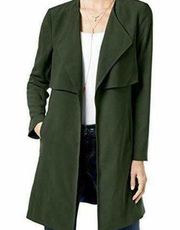 "INC INTERNATIONAL CONCEPTS" OLIVE GREEN OPEN LONG JACKET COAT SIZE: L NWT $120