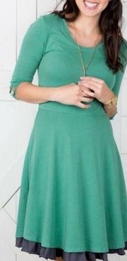 Matilda Jane Joanna Gaines Green Dress XS