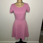 The Vanity Room Pink Cap Ruffle Sleeve Baby Doll Princess Dress size S Barbie