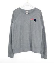 PINK - Victoria's Secret PINK Victoria Secret Gray Sparkly Patriots NFL Sweatshirt XS