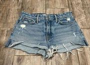 GRLFRND REVOLVE DISTRESSED SHORTS SIZE 27