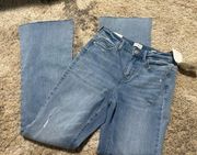 NWT wonderly high rise flare 4 jeans