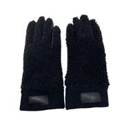 UGG Black Faux Shearling Touchscreen Compatible Gloves sz S/M