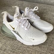 Air Max 270 White Metallic Gold