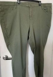 Ava & Viv Skinny Womens Olive Green Jeans Size 30