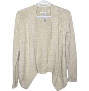 Diane von Furstenberg Fausta gold speckled sweater cardigan size S