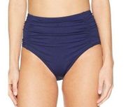 New. Tommy Bahama navy high waisted bikini bottom. Small.