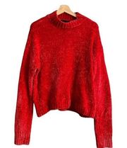 Sanctuary fuzzy mock neck sweater