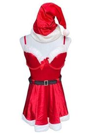 Yandy Santa Babe Sexy Halloween Costume Red White Size L/XL