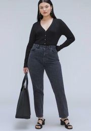 EVERLANE The Curvy 90's Cheeky Straight Jean Size 32 Ankle