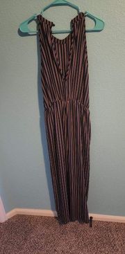 Stripped Jumpsuit