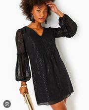 Cleme Silk Dress Black Size 6