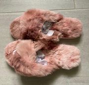 Fuzzy Pink Slippers