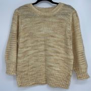 POPSUGAR PUFF-SLEEVE SWEATER LIGHTWEIGHT LARGE