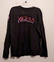 Grunt style, vicious, and delicious black and pink shirt military size 2X ￼