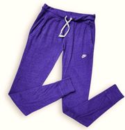 Purple Nike Sweatpants, Women's XS