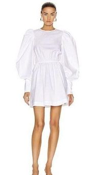 GRLFRND Dress Women’s XS White NWT Malina Mini Puff Sleeve Bride Engagement