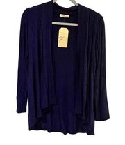 PROSPECT BLVD NAVY BLUE LIGHTWEIGHT CARDIGAN MEDIUM