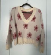 Luca and Grae Flower Power Sweater